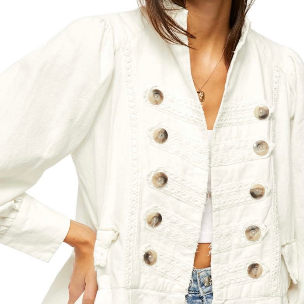 Free People Ariana Embroidered Jacket